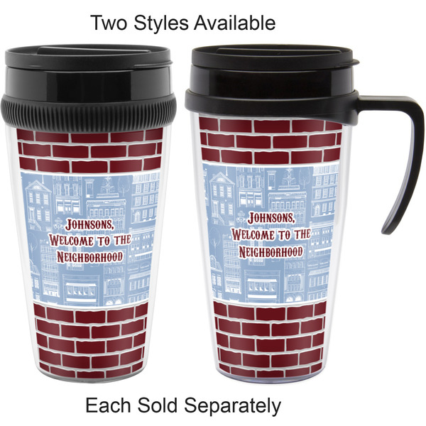 Housewarming Travel Mugs - with & without Handle