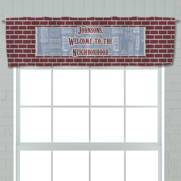 Housewarming Valance - Closeup on window