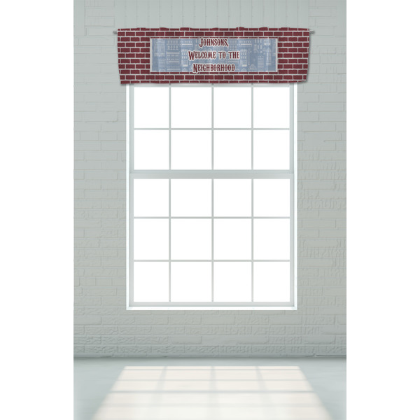Housewarming Valance - On window