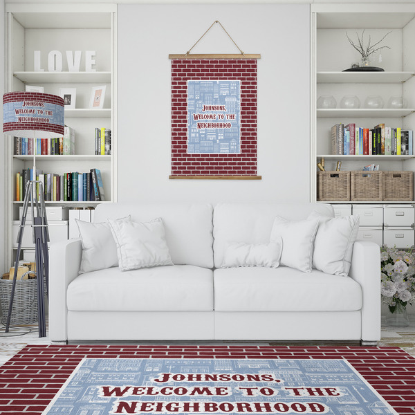 Housewarming Wall Hanging Tapestry - Portrait - IN CONTEXT