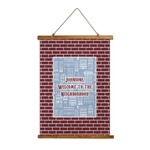 Housewarming Wall Hanging Tapestry - Tall (Personalized)