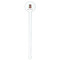 Housewarming White Plastic 7" Stir Stick - Round - Single Stick