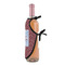 Housewarming Wine Bottle Apron - DETAIL WITH CLIP ON NECK