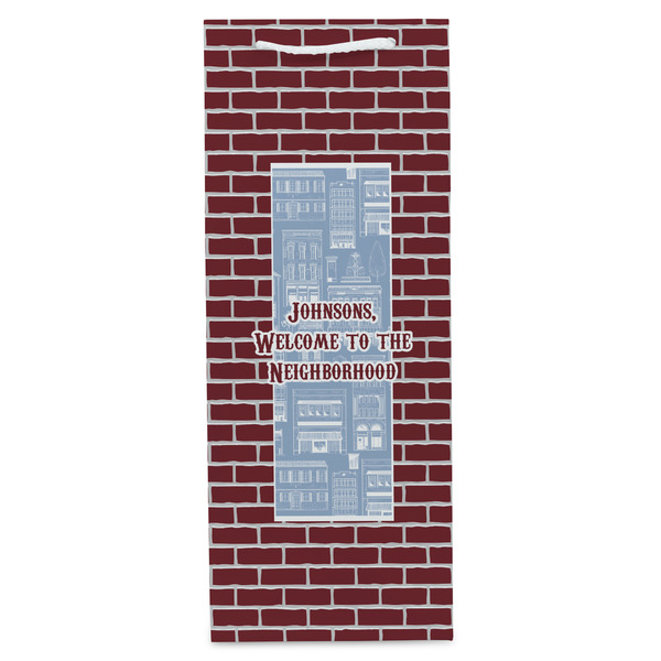 Housewarming Wine Gift Bag - Matte - Front