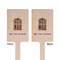 Housewarming Wooden 6.25" Stir Stick - Rectangular - Double Sided - Front & Back