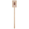 Housewarming Wooden 6.25" Stir Stick - Rectangular - Single Stick