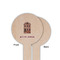 Housewarming Wooden 6" Food Pick - Round - Single Sided - Front & Back