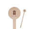 Housewarming Wooden 6" Stir Stick - Round - Closeup