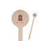 Housewarming 7.5" Round Wooden Stir Sticks - Single Sided (Personalized)