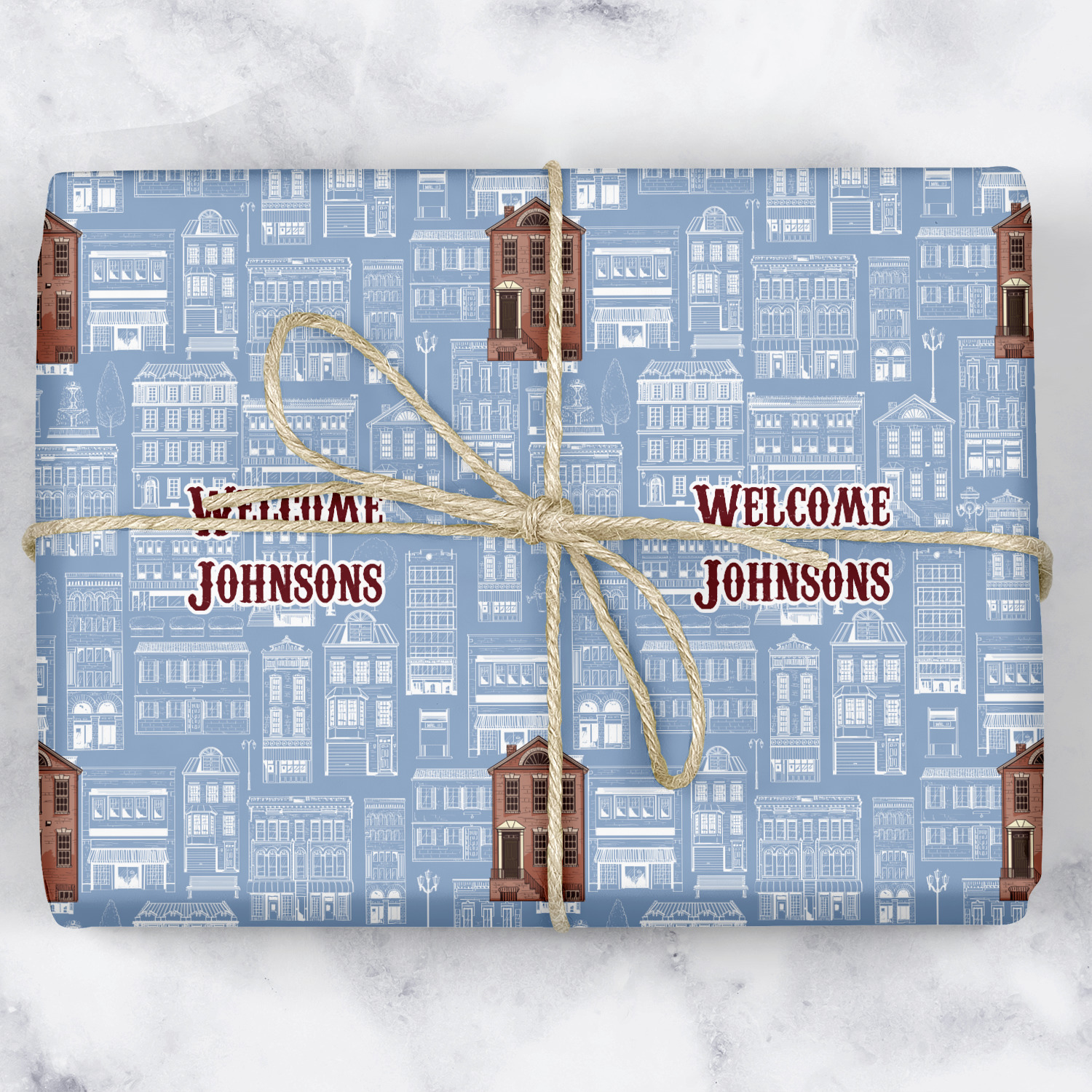 Housewarming Wrapping Paper (Personalized) YouCustomizeIt