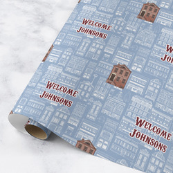 Housewarming Wrapping Paper Roll - Medium - Matte (Personalized)