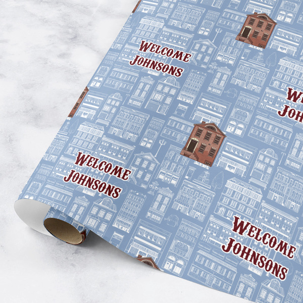 Custom Housewarming Wrapping Paper Roll - Small (Personalized)