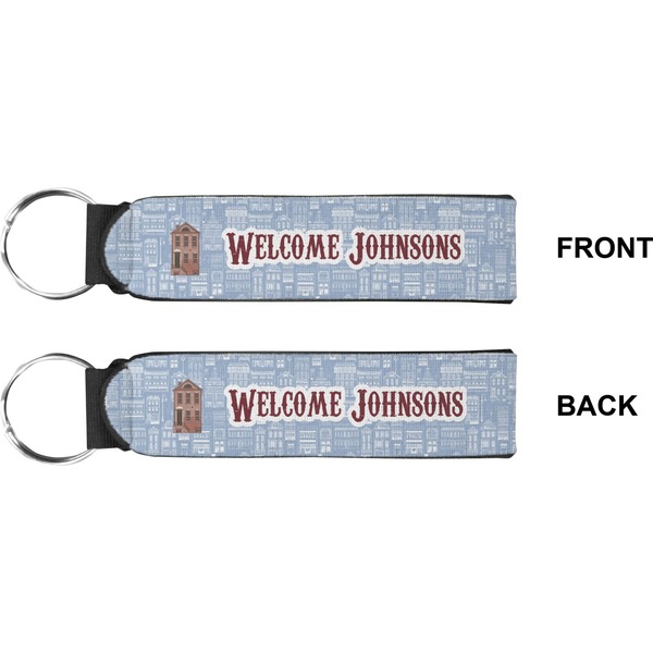 Welcome To The Neighborhood Wristlet (Front + Back)