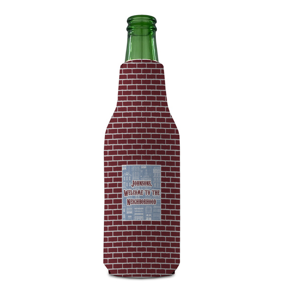Housewarming Zipper Bottle Cooler - FRONT (bottle)
