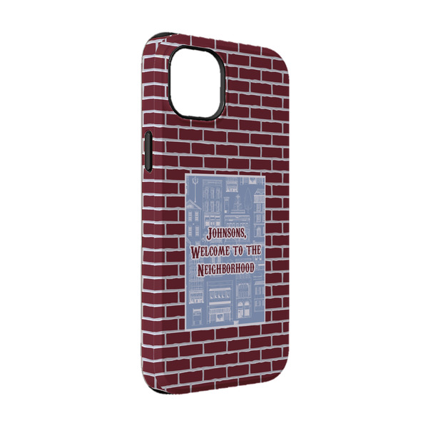 Custom Housewarming iPhone Case - Rubber Lined - iPhone 14 (Personalized)