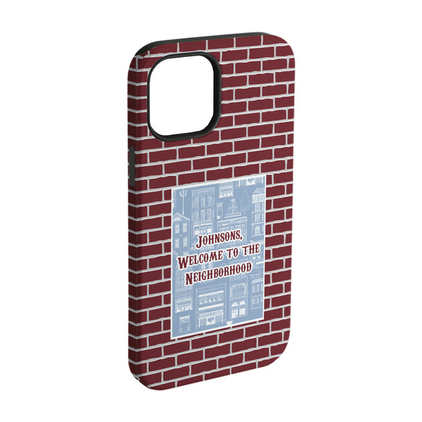 Custom Housewarming iPhone Case - Rubber Lined - iPhone 15 Pro (Personalized)