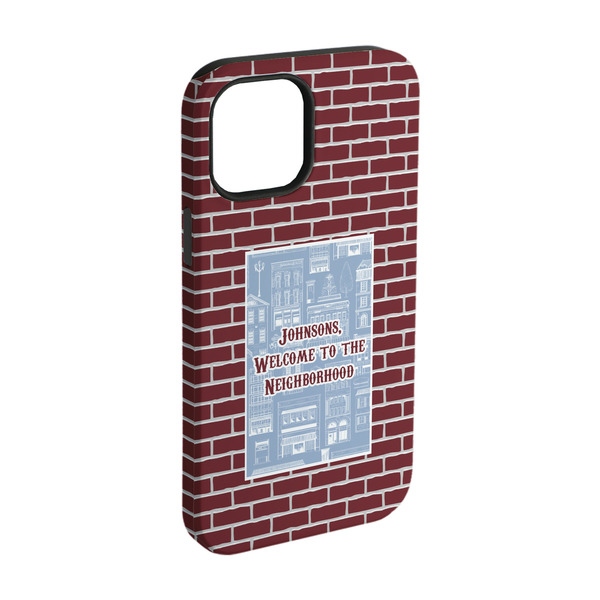 Custom Housewarming iPhone Case - Rubber Lined - iPhone 15 (Personalized)