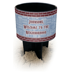 Housewarming Black Beach Spiker Drink Holder (Personalized)