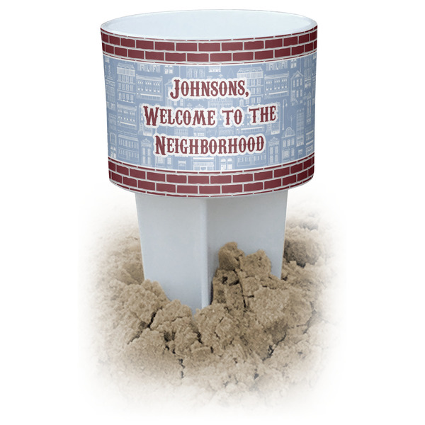 Custom Housewarming Beach Spiker Drink Holder (Personalized)