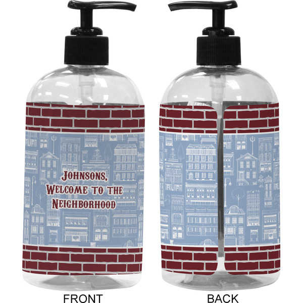 Welcome To The Neighborhood 16 oz Plastic Liquid Dispenser (Approval)