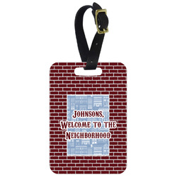 Housewarming Metal Luggage Tag w/ Name or Text