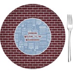 Housewarming 8" Glass Appetizer / Dessert Plates - Single or Set (Personalized)