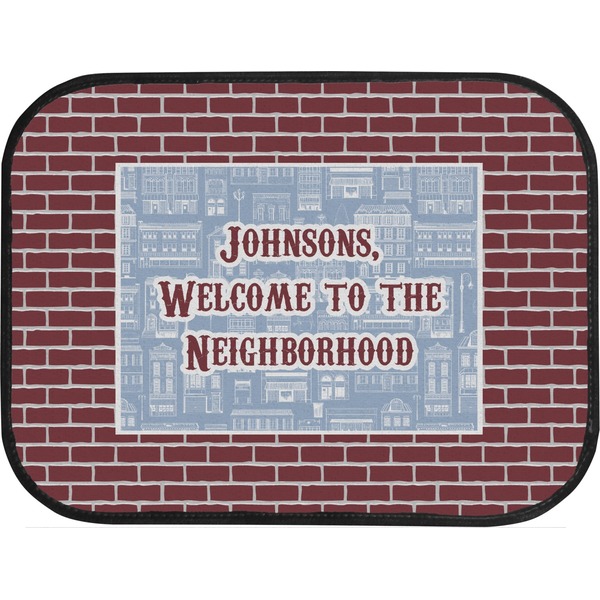 Welcome To The Neighborhood Back Seat Car Mat