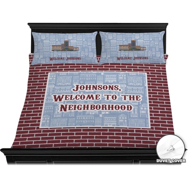 Welcome To The Neighborhood Bedding Set (King) - Duvet