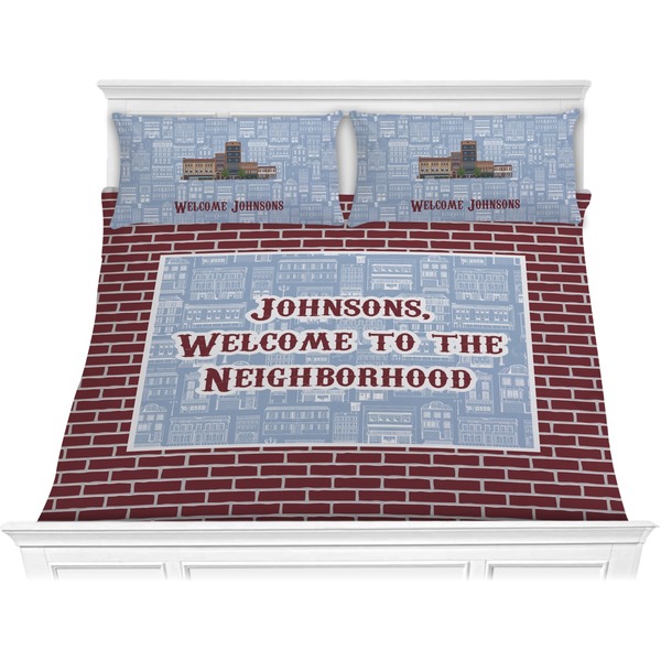 Custom Housewarming Comforter Set - King (Personalized)
