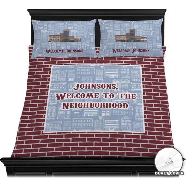 Welcome To The Neighborhood Bedding Set (Queen) - Duvet