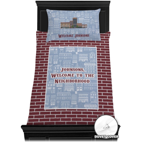 Welcome To The Neighborhood Bedding Set (Twin) - Duvet