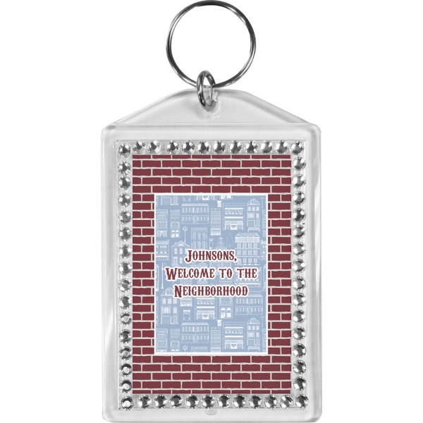 Custom Housewarming Bling Keychain (Personalized)