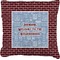 Housewarming Faux-Linen Throw Pillow 16" (Personalized)