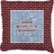 Welcome To The Neighborhood Burlap Pillow (Personalized)