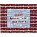 Housewarming Woven Fabric Placemat - Twill w/ Name or Text