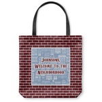 Housewarming Canvas Tote Bag - Small - 13"x13" (Personalized)