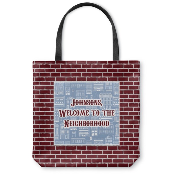 Custom Housewarming Canvas Tote Bag - Small - 13"x13" (Personalized)