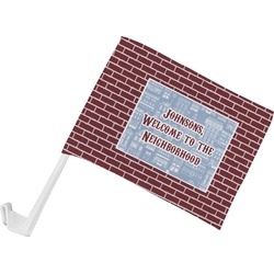 Housewarming Car Flag - Small w/ Name or Text