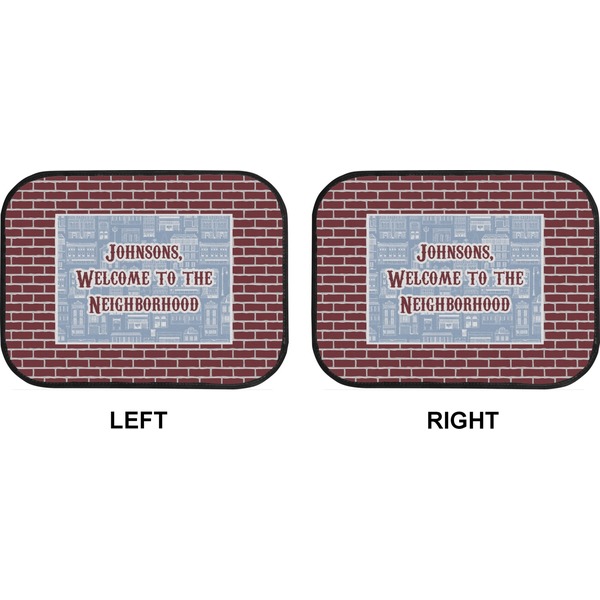 Welcome To The Neighborhood Car Floor Mats (Back Seat) (Approval)
