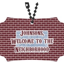 Housewarming Rear View Mirror Ornament (Personalized)