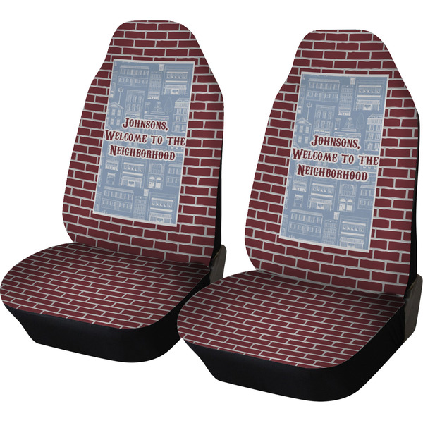 Custom Housewarming Car Seat Covers (Set of Two) (Personalized)