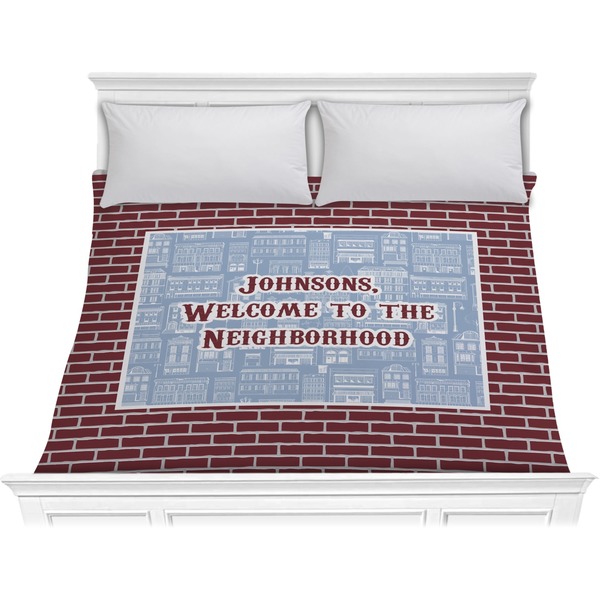 Custom Housewarming Comforter - King (Personalized)
