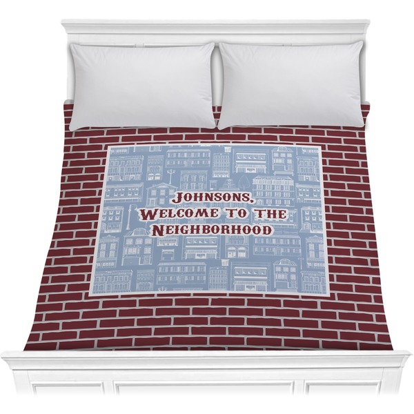 Custom Housewarming Comforter - Full / Queen (Personalized)