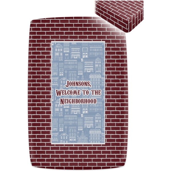 Welcome To The Neighborhood Crib Fitted Sheet - Apvl