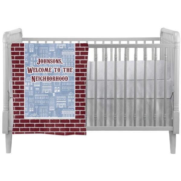 Custom Housewarming Crib Comforter / Quilt (Personalized)