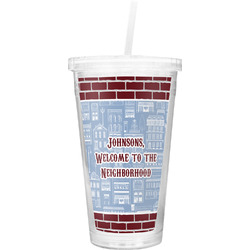 Housewarming Double Wall Tumbler with Straw (Personalized)