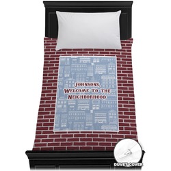 Housewarming Duvet Cover - Twin (Personalized)