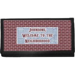 Housewarming Canvas Checkbook Cover (Personalized)