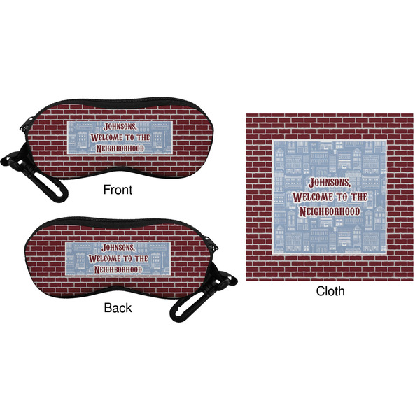 Welcome To The Neighborhood Eyeglass Case & Cloth (Approval)