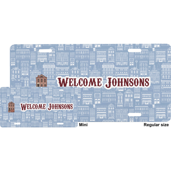 Welcome To The Neighborhood License Plate (Sizes)